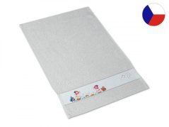 Dětský ručník RUJANA 30x50 Víly světle šedý 400g
