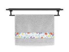 Malý ručník 30x50 RUJANA 450g Luční kvítí "Děkuji za skvělý rok" jemná ocel