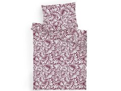 Bavlněné povlečení 140x200, 70x90 KOMFORT Iluze bordó
