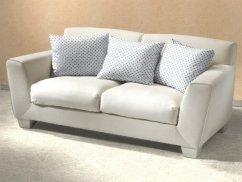 Povlak na polštář 50x70 krep KOMFORT Malé růže modré