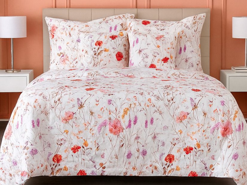 Povlečení satén 2x 70x90, 240x220 Luční tanec