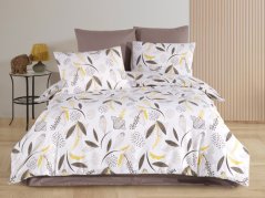 Bavlněné EXCLUSIVE povlečení 2x 70x90, 200x200 Charlotte hnědá