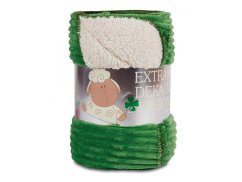 Luxusní deka z mikrovlákna OVEČKA 150x200 Manžestr kiwi 520g