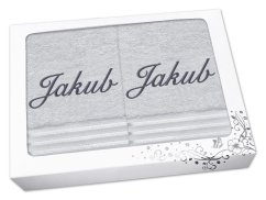 Dárková sada SE JMÉNEM Linie světle šedá