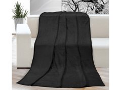 Luxusní deka mikroplyš 150x200 Černá 400g