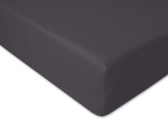 Dětské jersey prostěradlo do postýlky 60x120 EXTRA Antracit