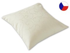 Damaškový povlak na polštář 40x40 EXCELLENT SOPHIA Dekor šampaň