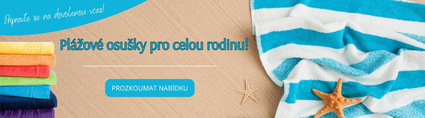 Plážové osušky.