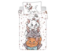 Dětské povlečení do postýlky 100x135, 40x60 Marie Cat friends