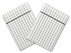 Bavlněné froté utěrky Kostka bílá 2ks