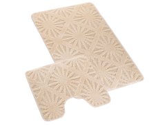 Koupelnová předložka 60x100 Paprsky smetanové