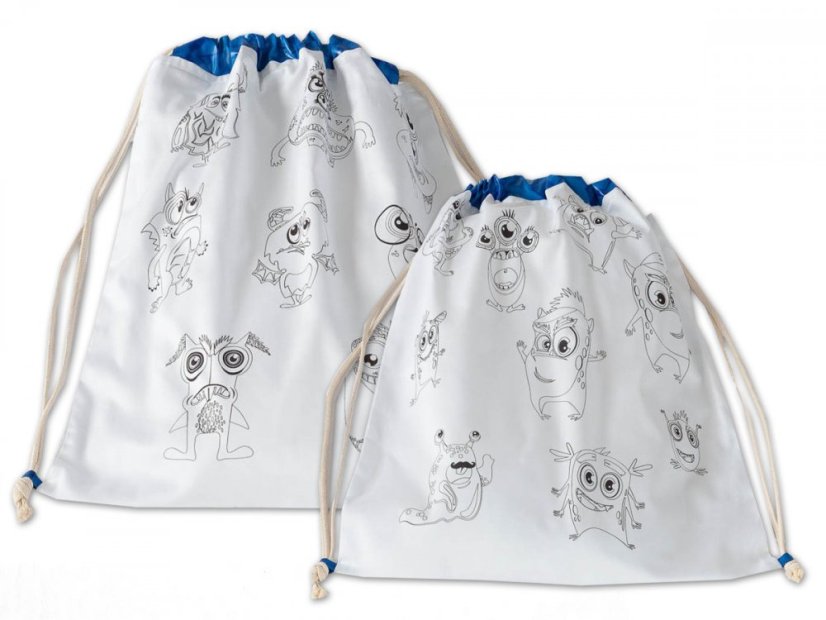 Stahovací batoh na vymalování GOLA Příšerky