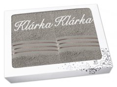 Dárková sada SE JMÉNEM Linie tmavě šedá