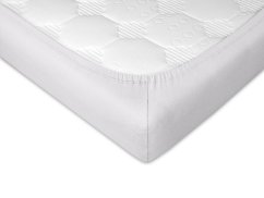 Jersey prostěradlo 90x200 EXCLUSIVE stříbrné