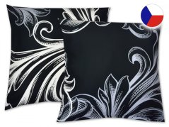 Saténový povlak na polštář 30x40 Atlantis black