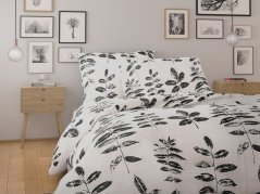 Povlečení bavlna EXCLUSIVE 2x 70x90, 200x200 Tyra šedobéžová