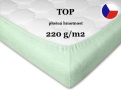 Froté prostěradlo 140x200 EXCLUSIVE mentol