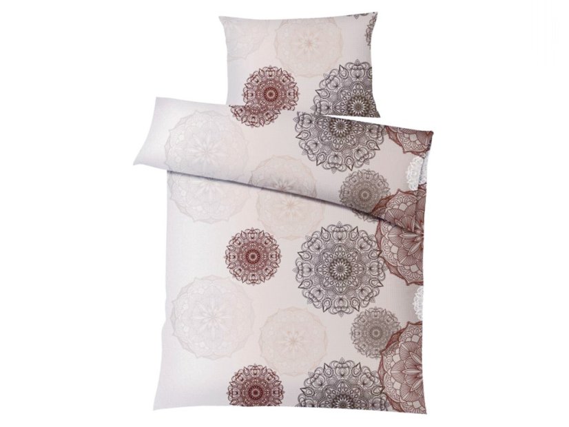 Krepové povlečení KOMFORT Magic banán 70x90, 140x200