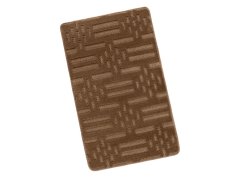 Koupelnová předložka 60x100 Čárky hnědé