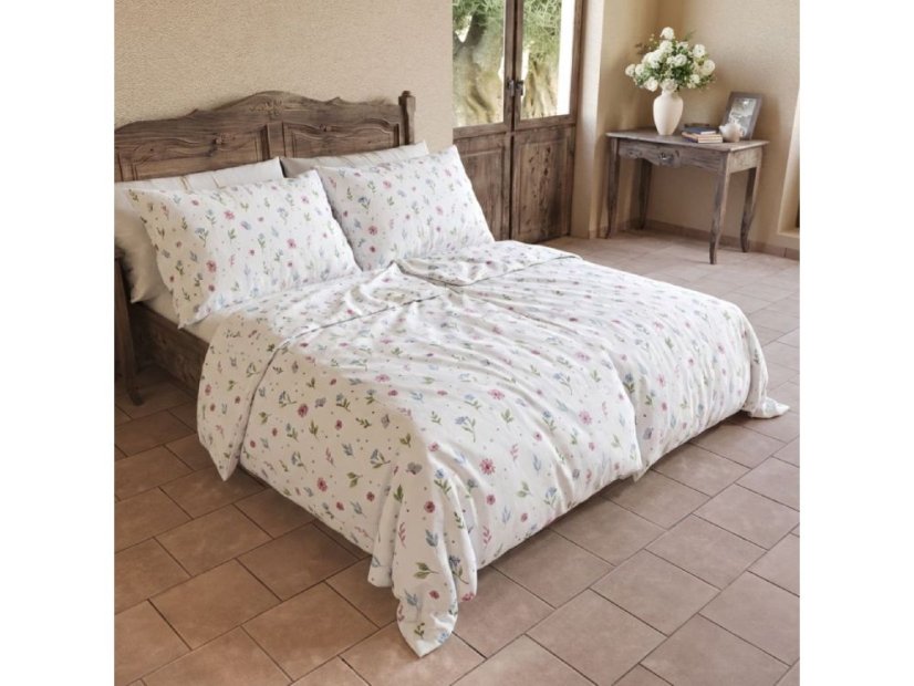 Povlečení bavlna EXCLUSIVE 2x 70x90, 240x200 Letní louka