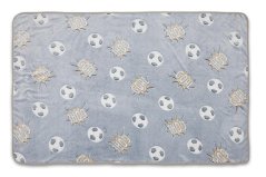 Dětská svítící deka mikroplyš 290g SLEEP WELL 100x150 Fotbal
