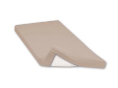 Bavlněné prostěradlo s gumou 120x200 Béžové na vysokou matraci