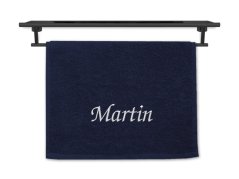 Malý ručník se jménem NA PŘÁNÍ 30x50 Viola tmavě modrá
