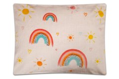 Luxusní mikroplyšové povlečení 140x200, 70x90 Duha