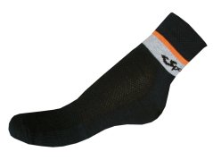 Nízké ponožky LYCRA 41/42 Černé sport II.