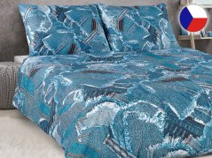 Luxusní saténové povlečení 70x90, 140x200 GEON Pohoda jeans
