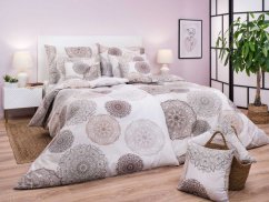 Krepové povlečení KOMFORT Magic banán 70x90, 140x200