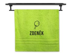 Osuška se jménem NA PŘÁNÍ pistáciová 70x140 Stolní tenis