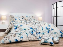 Krepové povlečení prodloužené KOMFORT Milaya banán 70x90, 140x220