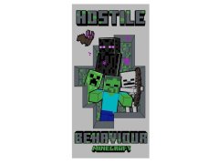 Dětská osuška Minecraft Hostile Behaviour 70x140