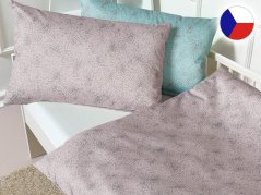 Luxusní dětské povlečení do postýlky STAR 40x60, 90x135 Nordia šedorůžová