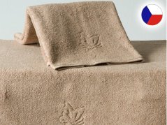 Luxusní ručník 50x100 GRAND Motýlek 640g béžový