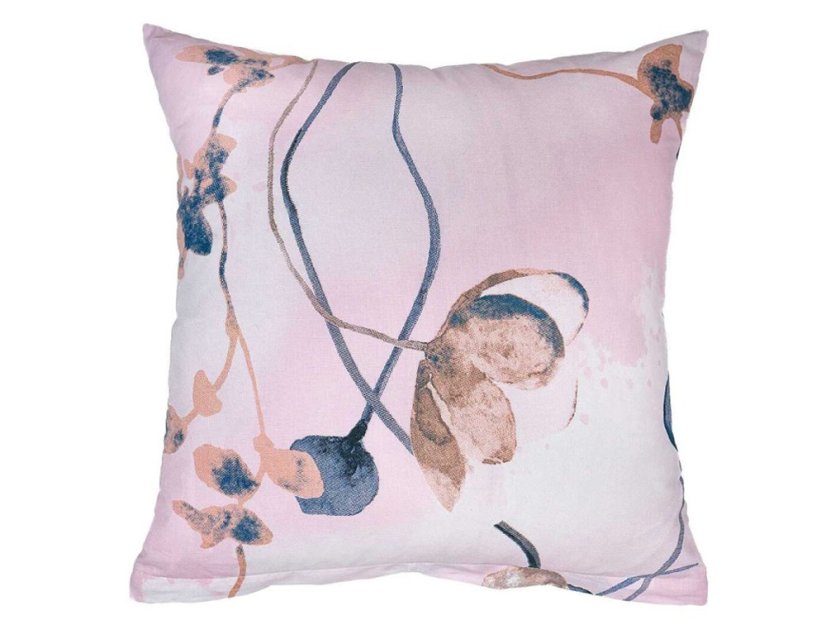 Krepové povlečení KOMFORT Bloom elegance pudrová 70x90, 140x200