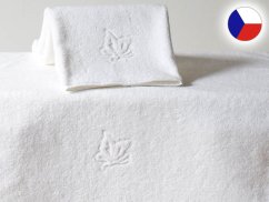 Luxusní ručník 50x100 GRAND Motýlek 640g bílý