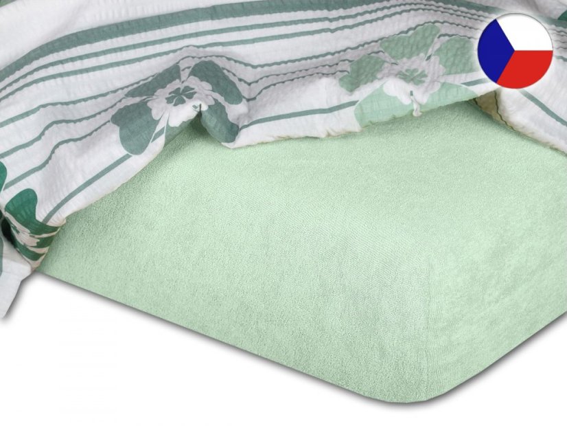Froté prostěradlo na kosmetické lehátko 60x190 EXCLUSIVE mentol