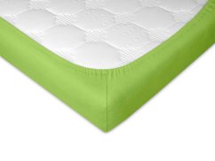 Jersey prostěradlo 90x200 EXCLUSIVE kiwi