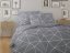 Povlečení bavlna EXCLUSIVE 70x90, 140x200 Grid šedé