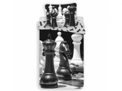 Bavlněné povlečení 140x200, 70x90 Šachy