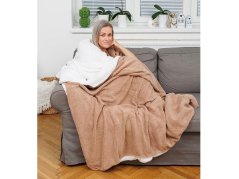 Extra teplá deka OVEČKA 150x200 COZY Čokoláda