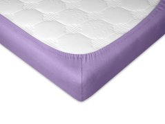 Jersey prostěradlo 90x220 EXCLUSIVE fialové