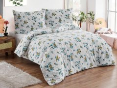 Flanelové povlečení 240x220, 2x 70x90 Olívie blue