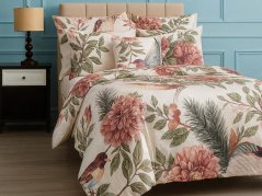 Povlak na polštář satén 50x50 Kolibřík