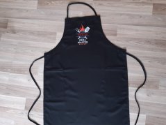 Dárková zástěra pro muže 72x100 GRILL MASTER černá + text na přání