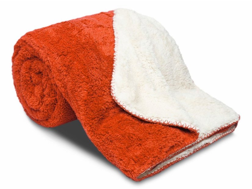 Luxusní deka z mikrovlákna OVEČKA 150x200 Rezavá 500g