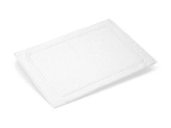 Předložka do koupelny CORINA 620g Rámeček bílý 50x70