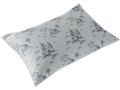 Povlak na polštář 40x60 damašek EXCELLENT GEON Vesnička v zimě šedá